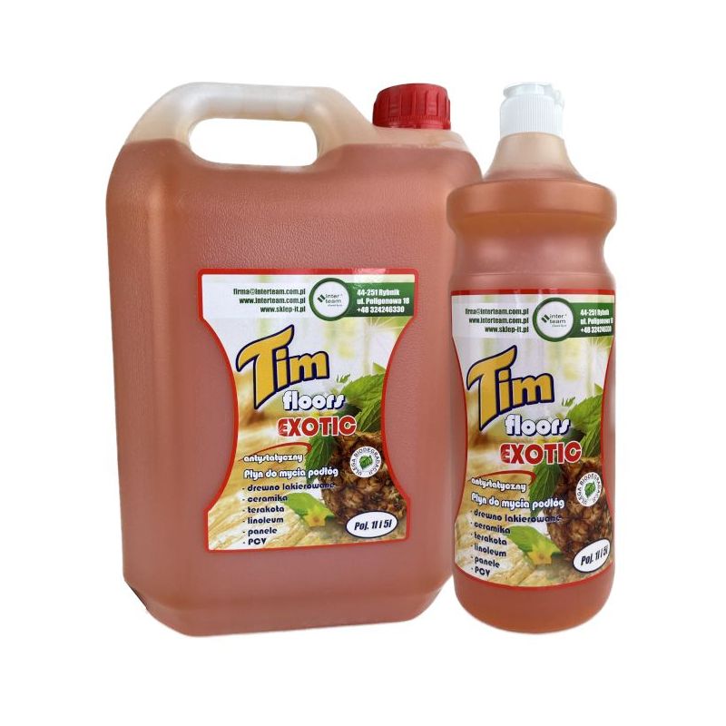TIM Floors EXOTIC - Płyn do bieżącego mycia podłóg TIM Floors EXOTIC - Płyn do bieżącego mycia podłóg