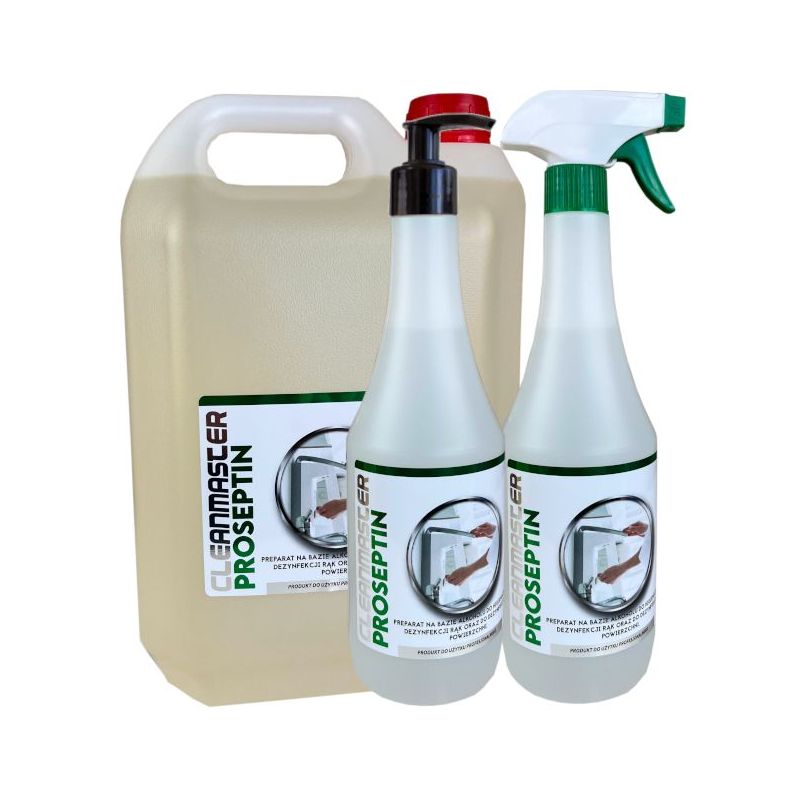 CLEANMASTER Proseptin - Gotowy środek do dezynfekcji rąk i powierzchni